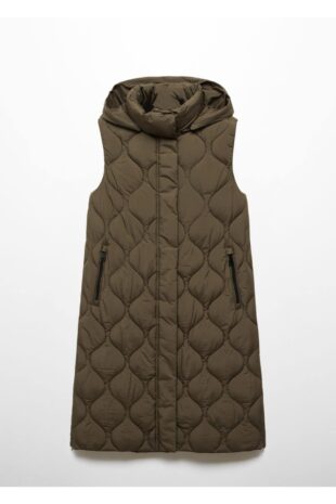 کت خاکی زنانه مانگو 57856710