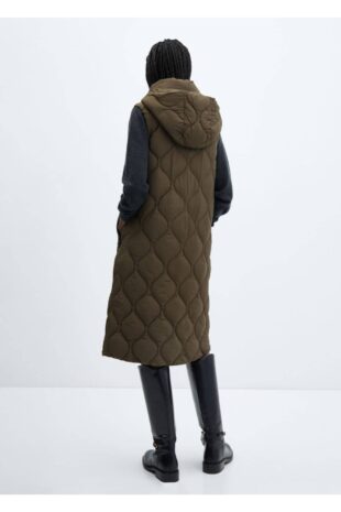 کت خاکی زنانه مانگو 57856710