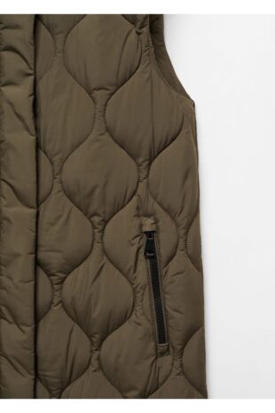 کت خاکی زنانه مانگو 57856710