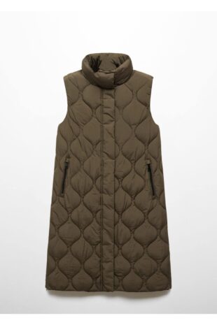 کت خاکی زنانه مانگو 57856710