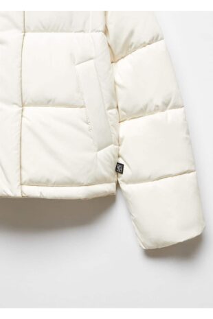 پالتو سفید زنانه مانگو 57087708