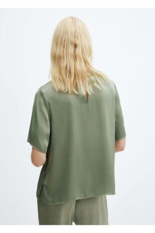 بلوز سبز زنانه مانگو 57085976