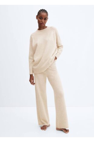 پیژامه اکرو فاق نرمال زنانه مانگو 57044412