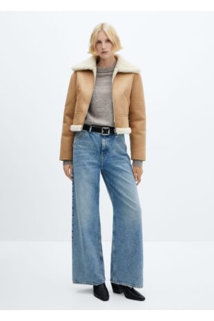 کت بژ زنانه مانگو 57075982