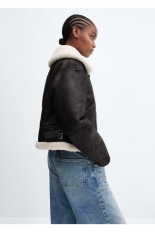 کت سیاه زنانه مانگو 57075982