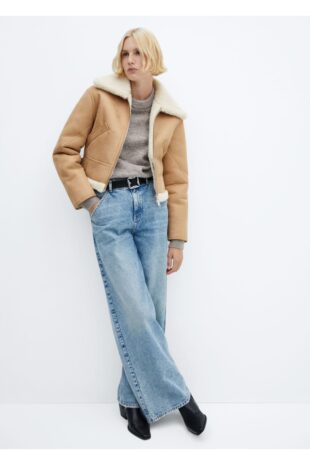 کت بژ زنانه مانگو 57075982