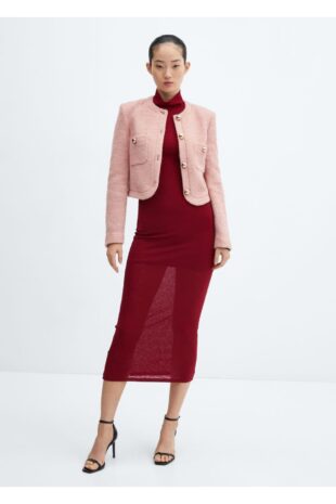 لباس بنفش زنانه مانگو 57067125