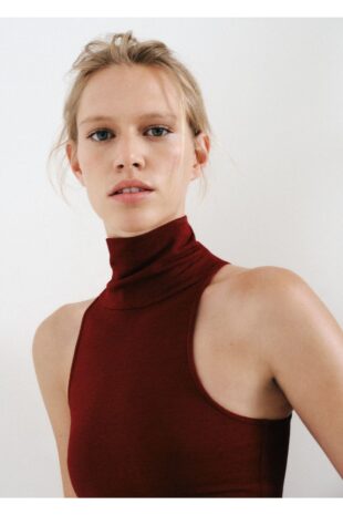 لباس بنفش زنانه مانگو 57067125