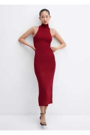 لباس بنفش زنانه مانگو 57067125