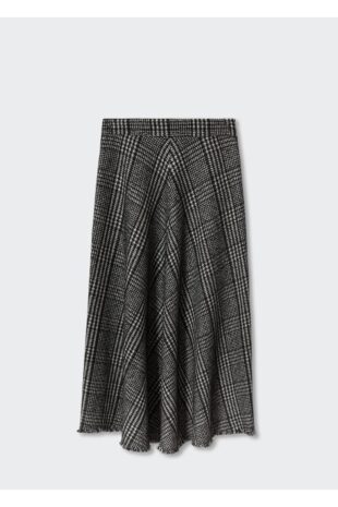 دامن خاکستری زنانه مانگو 37027762