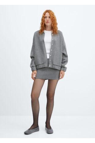 دامن بنفش زنانه مانگو 57065802