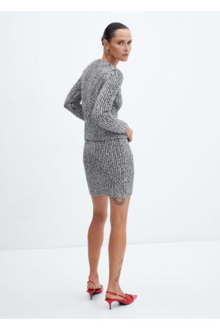 دامن سیاه زنانه مانگو 57067757