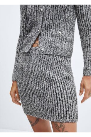 دامن سیاه زنانه مانگو 57067757