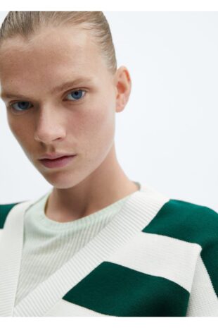 ژاکت سبز زنانه مانگو 57015814