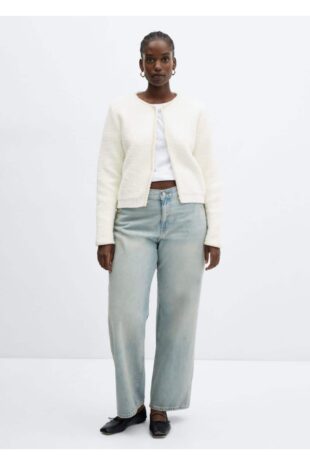 ژاکت اکرو زنانه مانگو 57017760