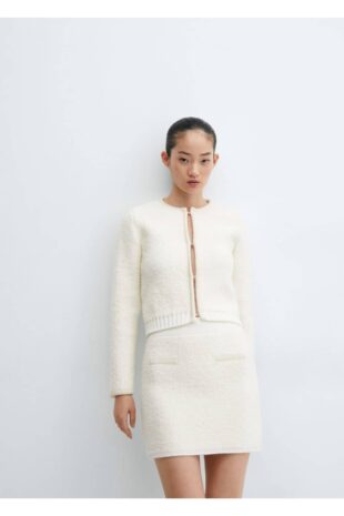 ژاکت اکرو زنانه مانگو 57017760