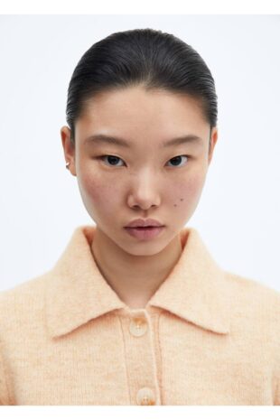 بافت بژ زنانه مانگو 57045795