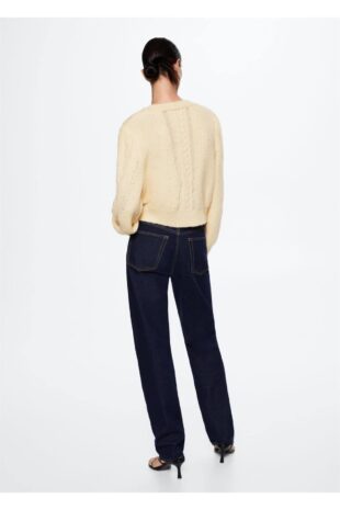 ژاکت بژ زنانه مانگو 37005963