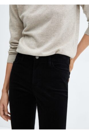 جین سیاه فاق نرمال زنانه مانگو 57027710