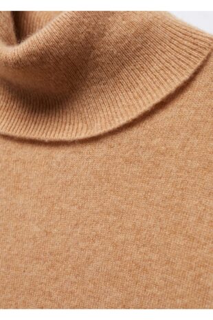 بافت قهوه ای زنانه مانگو 57005802