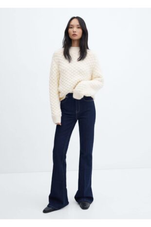 بافت سفید زنانه مانگو 57007759