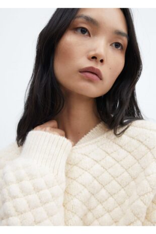 بافت سفید زنانه مانگو 57007759