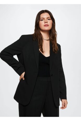 شلوار سیاه زنانه مانگو 37020403