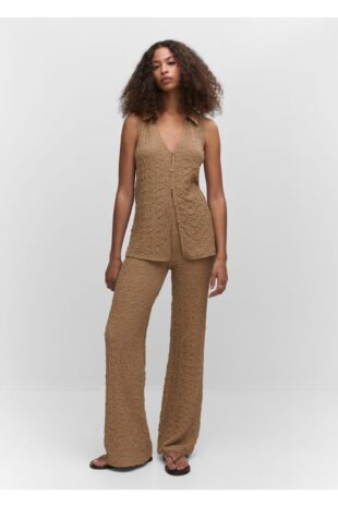 کت قهوه ای زنانه مانگو 57010277