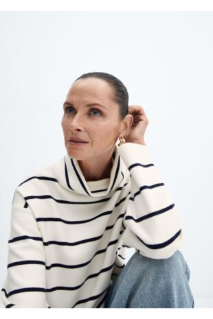 بافت لاجورد زنانه مانگو 57017725