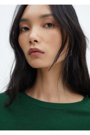 بافت سبز زنانه مانگو 57034407