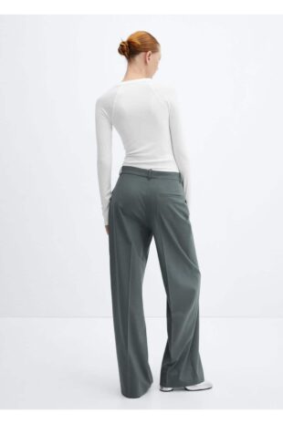 تی شرت سفید زنانه مانگو 57037755