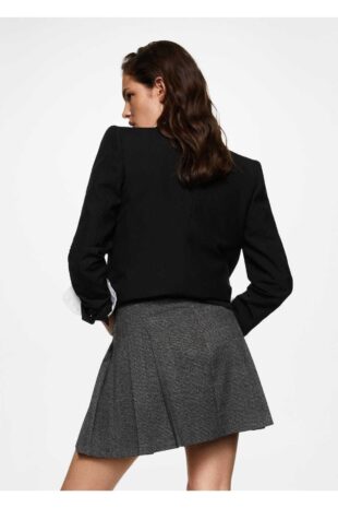 دامن خاکستری زنانه مانگو 37035131