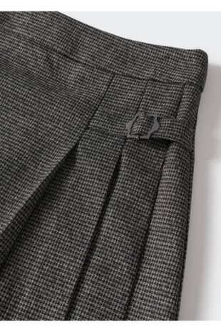 دامن خاکستری زنانه مانگو 37035131