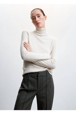 شلوار خاکستری زنانه مانگو 37049805