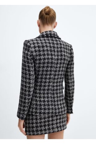 کت خاکستری زنانه مانگو 57098278