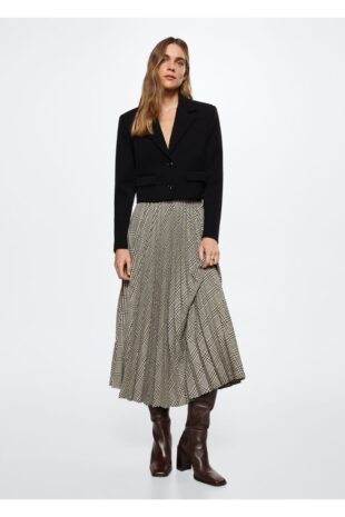 دامن سفید زنانه مانگو 37076716