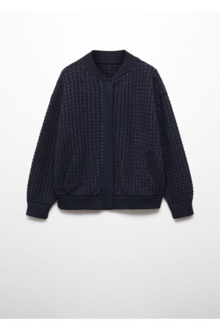 بافت آبی زنانه مانگو 57017758