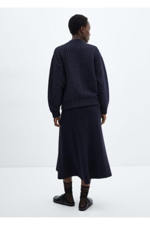 بافت آبی زنانه مانگو 57017758