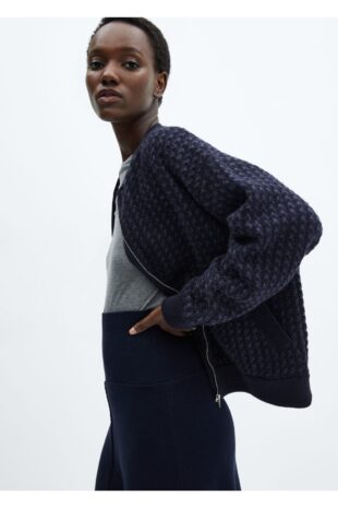 بافت آبی زنانه مانگو 57017758