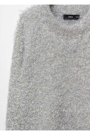 بافت نقره اي زنانه مانگو 57029094