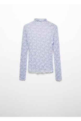 تی شرت آبی زنانه مانگو 57028280