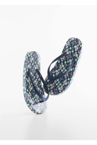 دمپایی آبی دخترانه مانگو 47037822