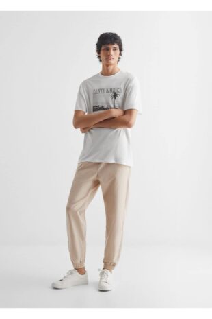 پیراهن سفید مردانه مانگو 47037831