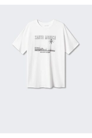 پیراهن سفید مردانه مانگو 47037831