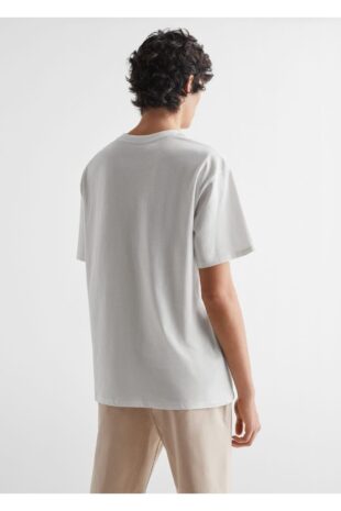 پیراهن سفید مردانه مانگو 47037831