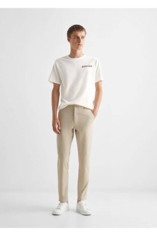 پیراهن سفید مردانه مانگو 57074772