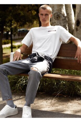 پیراهن سفید مردانه مانگو 57074772