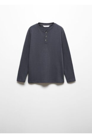 تی شرت سیاه پسرانه مانگو 57033261