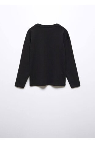 تی شرت سیاه پسرانه مانگو 57096719