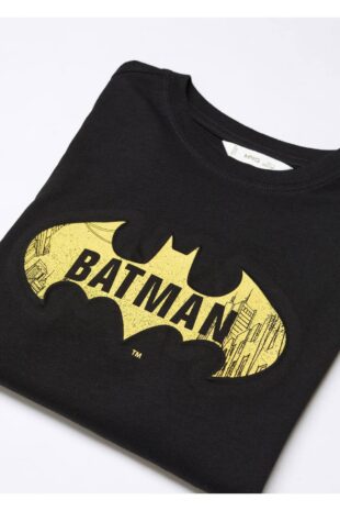 تی شرت سیاه پسرانه مانگو 57096719